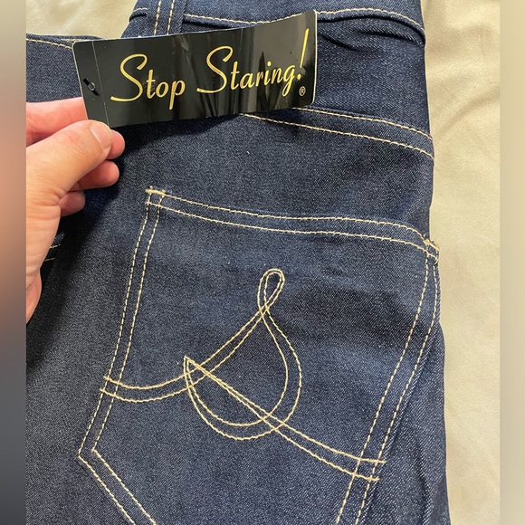 Stop staring high-rise dark wash jeans size 14 NWT - Picture 9 of 12